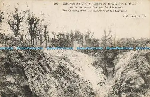 R611618 Umgebung Albert Der Friedhof nach dem Abzug der Deutschen G Lelon