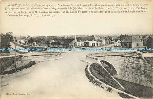 R609520 Ardres Le Pont Sans Pareil J Ceri Imprimeries Reunies de Nancy