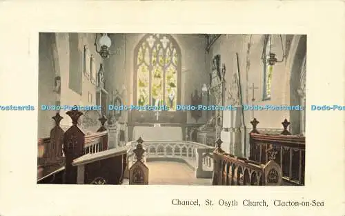 R607003 Chancel St Osyth Church Clacton on Sea 1908