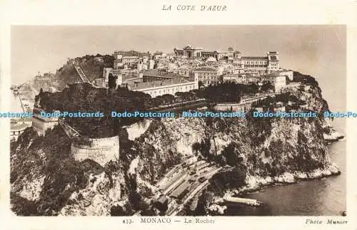 R609565 La Cote d Azur Monaco Le Rocher Munier