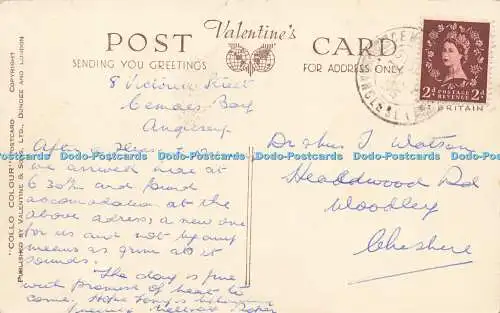 R611677 Wylfa Kopf von Penrhyn Rocks Cemaes Bay Valentine Collo Farbe 1956