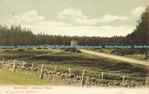 R609587 Battlefield Culloden Moor M D und Co 1905