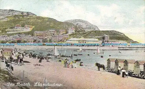 R609597 Llandudno The Beach Shureys Publications Skizzenhafte Teile Ja oder Nein Zierlich N