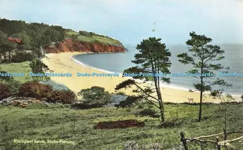 R611732 Stoke Fleming Blackpool Sands J Woolverton RP 1962