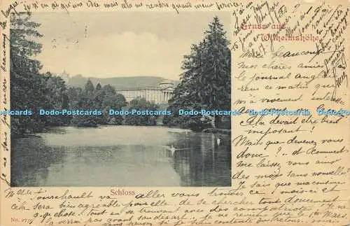 R611744 Gruss aus Schloss Wilhelmshohe 1901