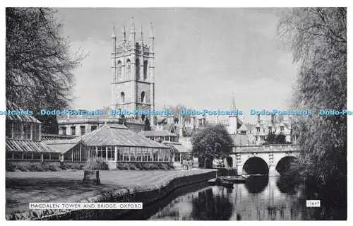 R609657 Oxford Magdalen Tower and Bridge J Salmon Photostyle