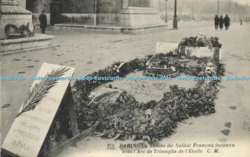 R607143 175 Paris La Tombe du Soldat Francais inconnu sous lArc de Triomphe de l