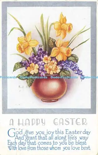 R611837 A Frohe Ostern Gott schenke dir Freude an diesem Ostertag W Barton