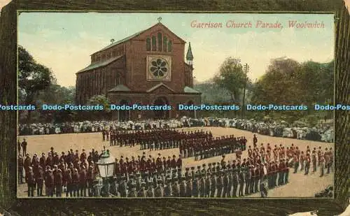 R607173 Garrison Church Parade Woolwich V und S 1912