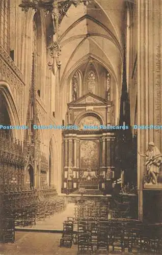 R611868 Anvers Interieur de la Cathedrale Postkarte