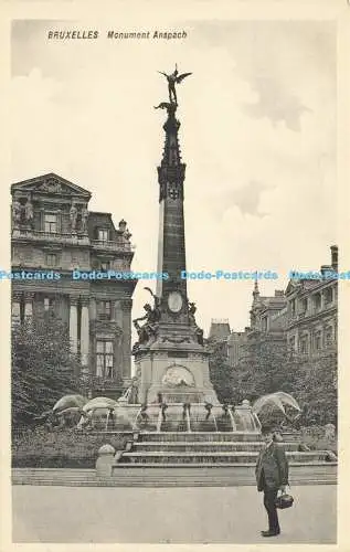 R611869 Bruxelles Monument Anspach H P