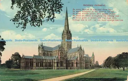 R607188 Salisbury Cathedral R Wilkinson 1912