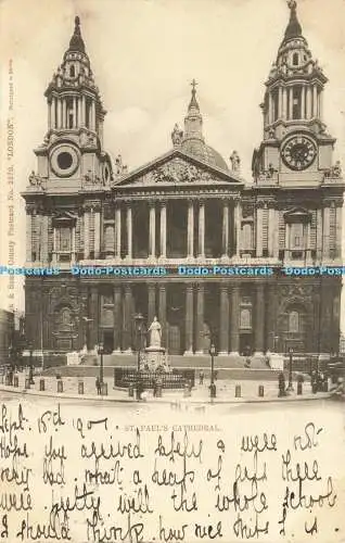 R611876 London St Paul Cathedral Tuck County Postkarte Nr. 2370 1901