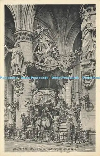 R611879 Bruxelles Chaire de Verite de l Eglise Ste Gudule H P