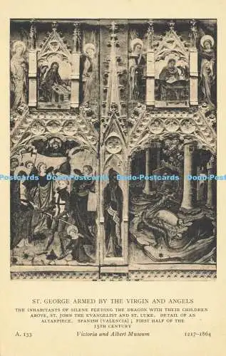 R611883 Victoria and Albert Museum St George Armed by the Virgin and Angels