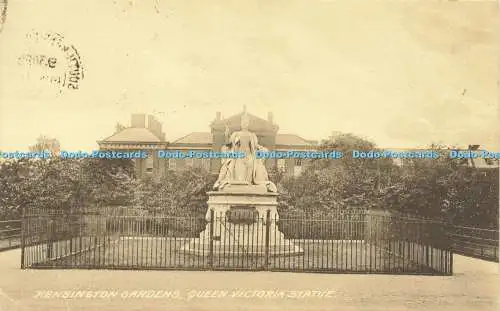 R607231 Kensington Gardens Queen Victoria Statue Misch Mezzo Graphs Series No 30