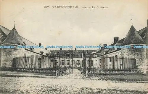 R607237 217 Vadencourt Somme Le Chateau G Lelong