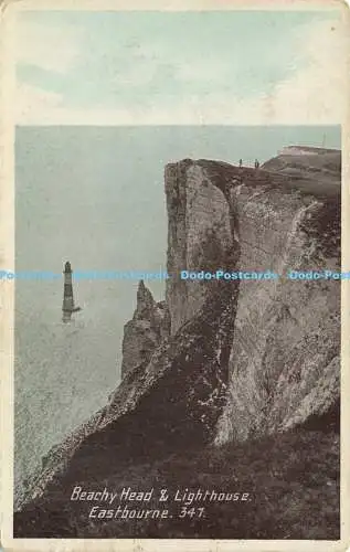 R611942 Eastbourne Beachy Head and Lighthouse J Welch 1919