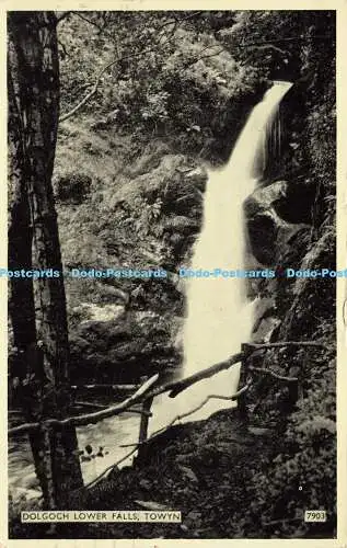 R611983 Towyn Dolgoch Lower Falls J Salmon Photostyle 1960