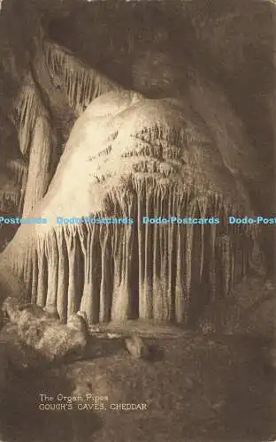 R607359 Orgelpfeifen Goughs Caves Cheddar elektrisch beleuchtet William Gough