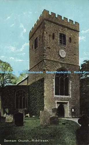 R607372 Denham Church Middlesex Fine Arts Postkarten Christliche Romane Verlag