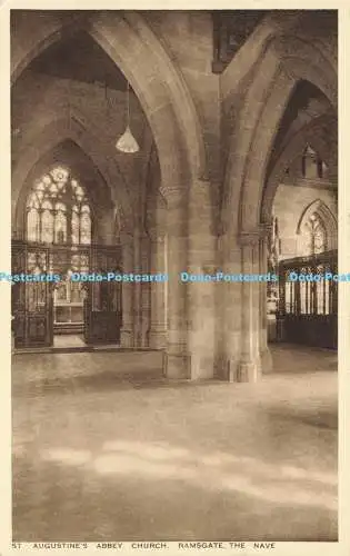 R607377 St Augustines Abbey Church Ramsgate Nave Marshall Keene