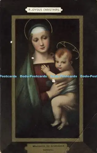 R607409 A Joyous Christmas Madonna do Granduca Raphael Max Ettlinger Serie 5200