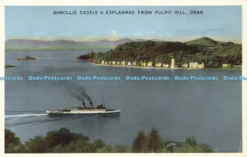 R607440 Dunollie Castle and Esplanade from Pulpit Hill Oban Dennis