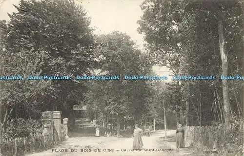 R607442 Plage du Bois de Cise Carrefour Saint George Leveque 1909