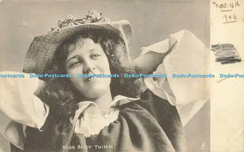 R607450 Miss Daisy Thimm Tuck Celebrities of Stage Series 1051 1904