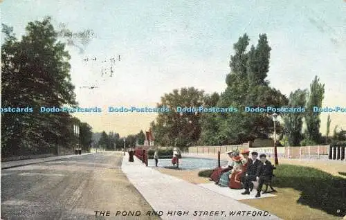 R607472 Pond and High Street Watford 3955 6 Hartmann 1909