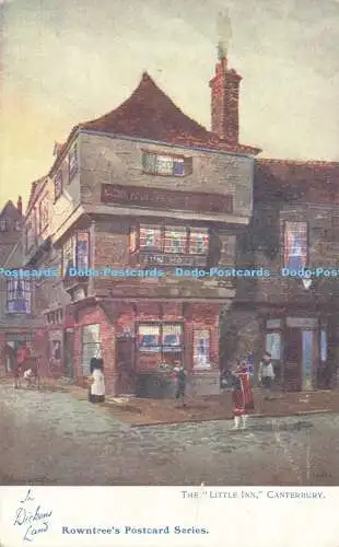 R607538 Canterbury Das kleine Gasthaus in Dickens Land Rowntree Postkartenserie