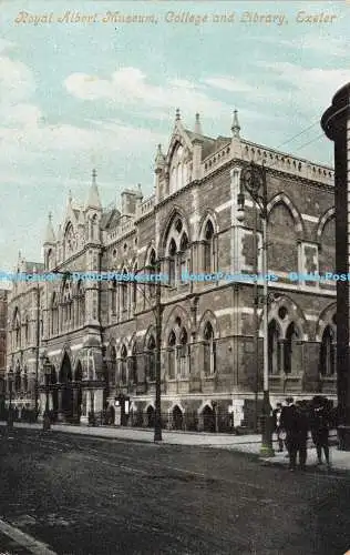 R607548 Exeter College and Library Royal Albert Museum Valentines Serie