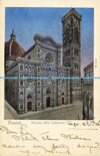 R607549 Firenze Facciata della Cattedrale