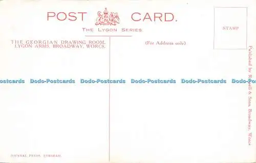 R607631 Worcs Broadway Lygon Arms The Georgian Drawing Room Journal Press Lygon