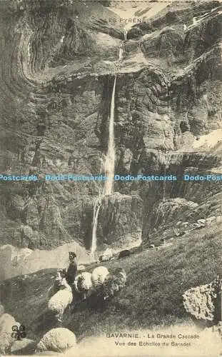 R607640 Gavarnie La Grande Cascade Vue des Echelles du Sarradet Maurice Tesson