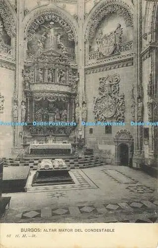 R612016 Burgos Altar Mayor del Condestable H M M