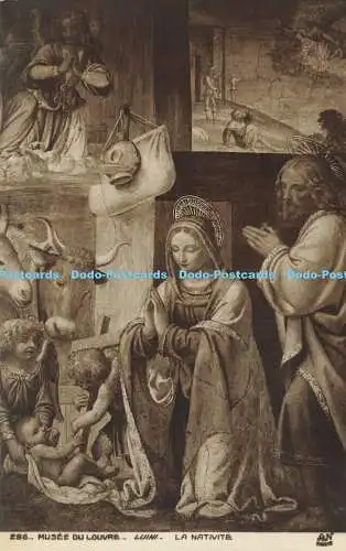 R612019 Musee du Louvre La Nativite A Noyer Luini