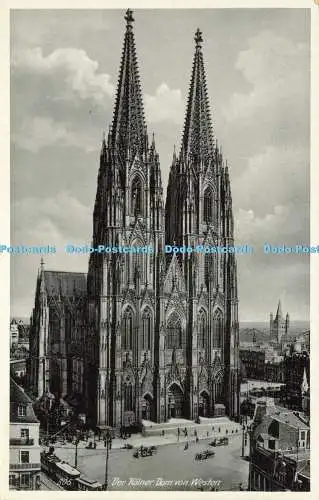 R612032 Der Kolner Dom von Westen Hoursch und Bechstedt