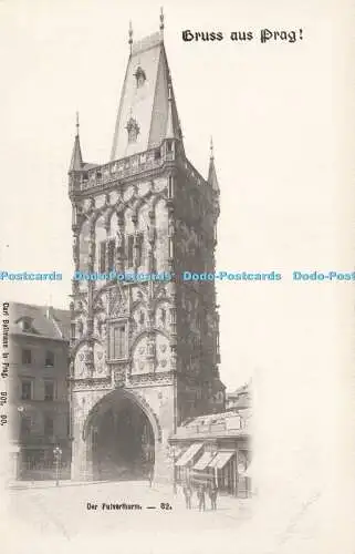 R612068 Gruss aus Prag Der Pulverthurm Carl Bellmann