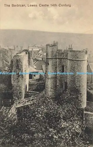 R612166 The Barbican Lewes Castle 14th century Brighton Palace Series No 286