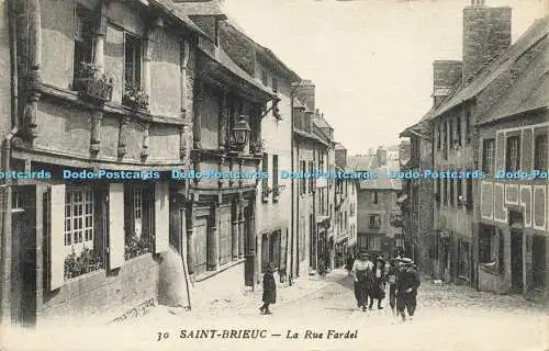 R612191 Saint Brieuc La Rue Fardel Artaud et Nozais 1926