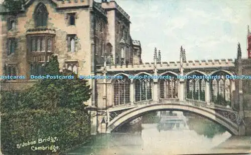 R612245 Cambridge St John Bridge 1906