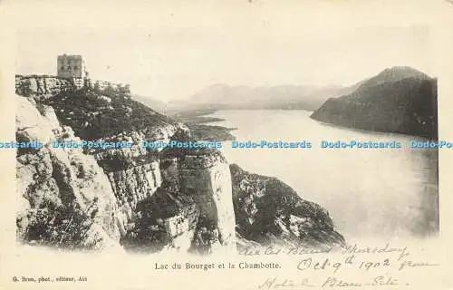 R612273 Lac du Bourget et la Chambotte G Brun 1902