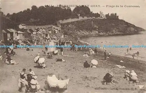 R612312 Bretagne Portrieux Saint Quay Plage de la Comtesse E Hamonic 1930