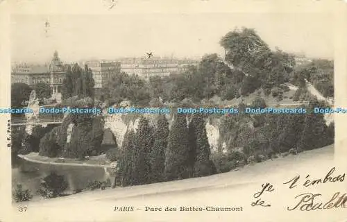 R612338 Paris Parc des Buttes Chaumont B F 1903