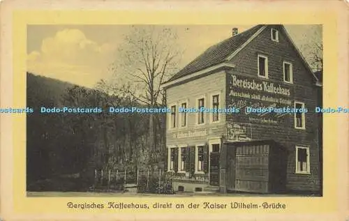 R612340 Bergisches Kaffeehaus Direkt an der Kaiser Wilhelm Brücke Gebr Hessmer D