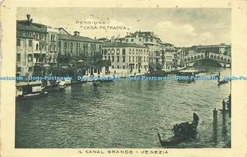 R612381 Venezia Il Canal Grande Pensione Casa Petrarca Raimondi di Pettinaroli 1