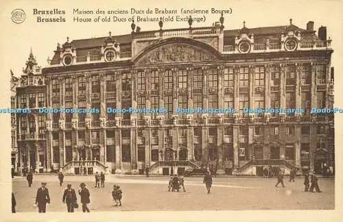 R612383 Bruxelles House of Old Ducs of Brabant Old Exchange Albert