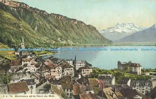 R612386 Montreux et la Dent du Midi Jullien Freres